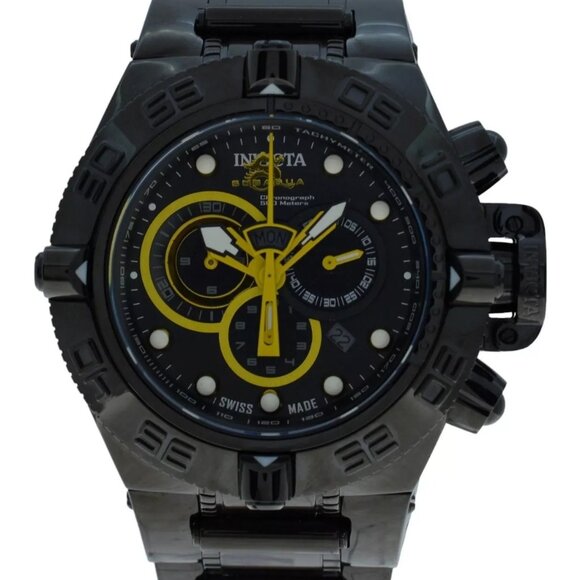Men's 50mm Invicta Subaqua Noma IV 500M Black Swiss Quartz Watch! Ref: 19165! - Picture 1 of 8